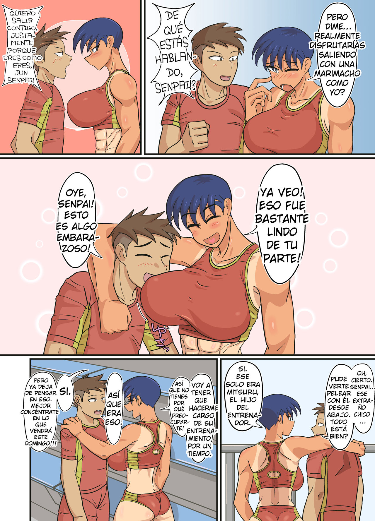 Jun-Senpai to Kusojari to | Jun-Senpai & el Mocoso de Mierda page 12 full