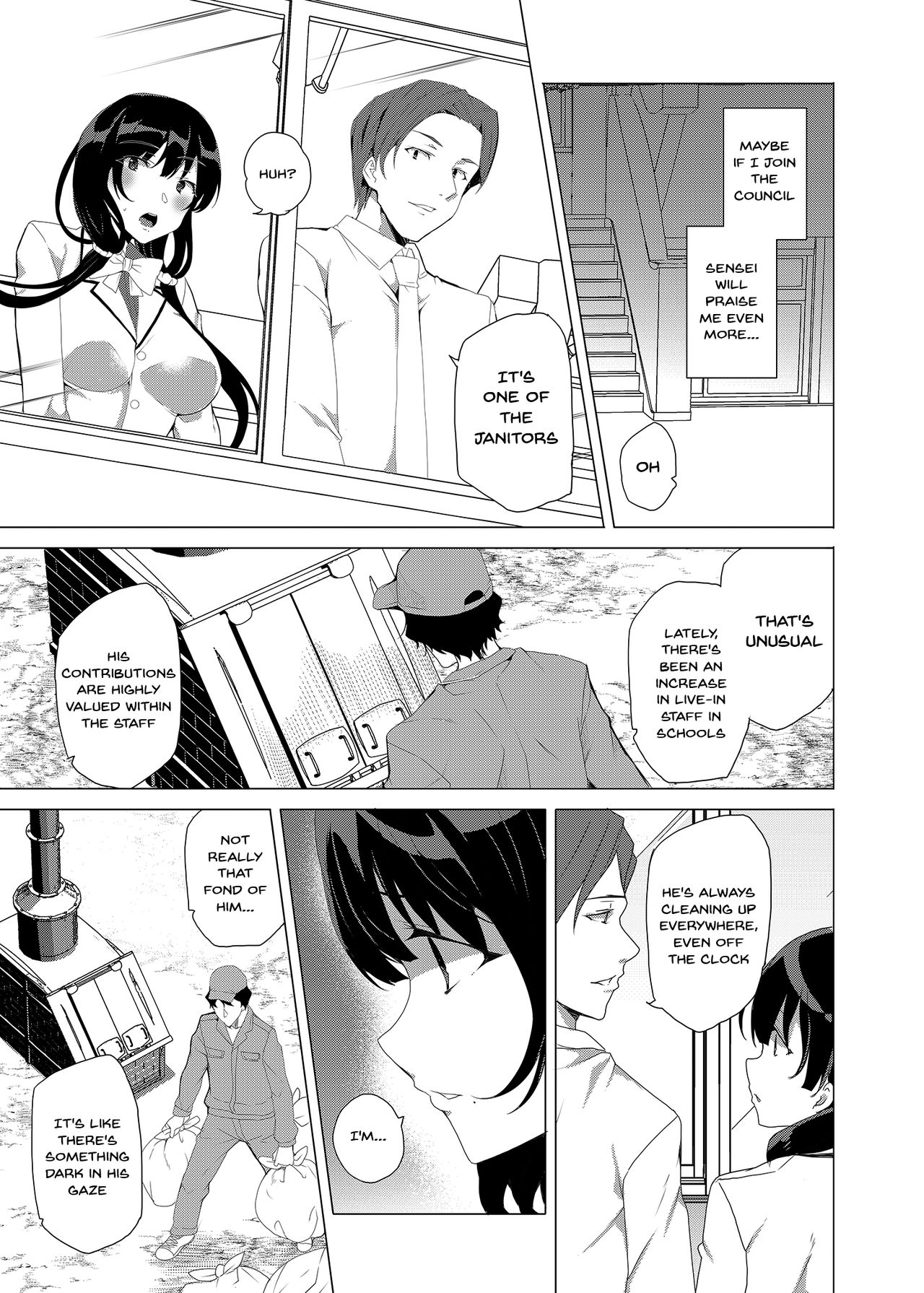 Saimin Youmuin CASE.03 Serizawa Maho no Warui Yume | Hypno Janitor CASE.03 Serizawa Maho's Bad Dream page 10 full