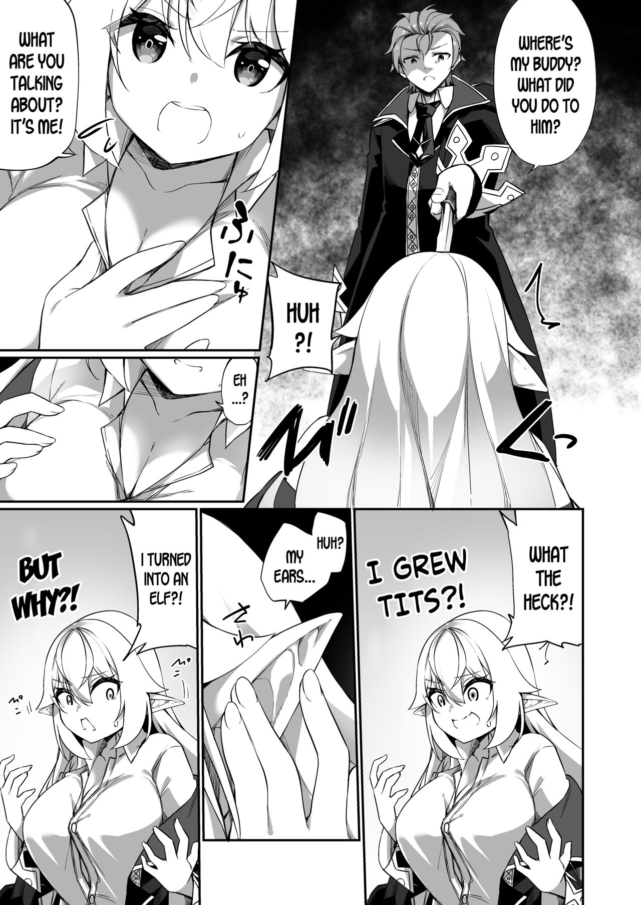 ♂ Boukensha-san ga ♀ Elf ni Sarete Shinyuu to Musubareru Hanashi page 5 full