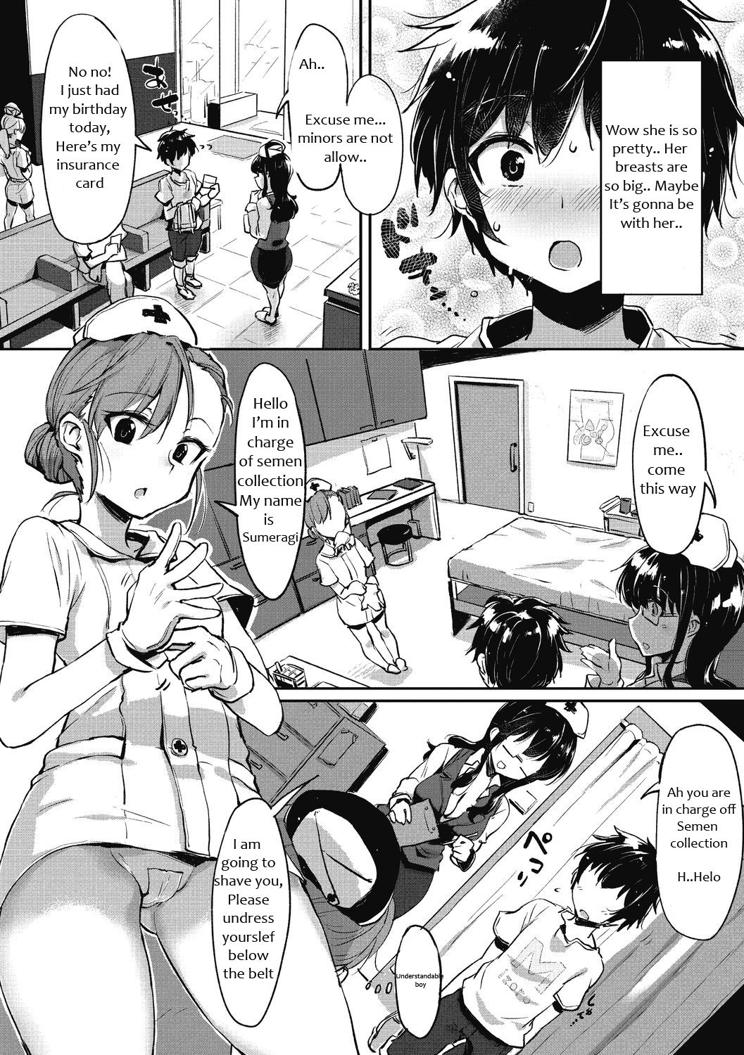 Hajimete no Kensei | First Semen Donation page 2 full