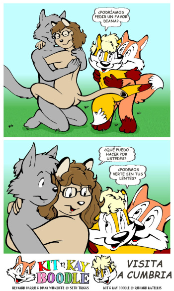 [Richard Katellis] Kit n Kay Boodle Visita a Cumbria [Spanish] [Red Fox Makkan] cover