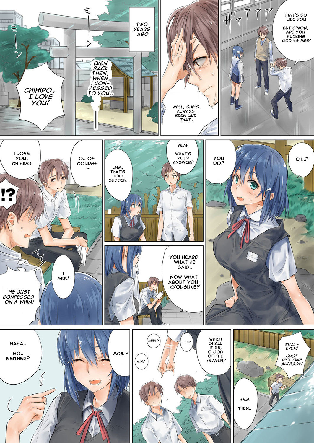 Netorare Kanojo -Kareshi  o Mae ni Futago  to Kyoushitsu Ecchi- Vol.01 page 11 full