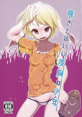 (Shuuki Reitaisai 4) [Pochicolo Nouen (Pochicolo)] Nozoki to wa Ii Dokyou ne Shounen (Touhou Project) cover
