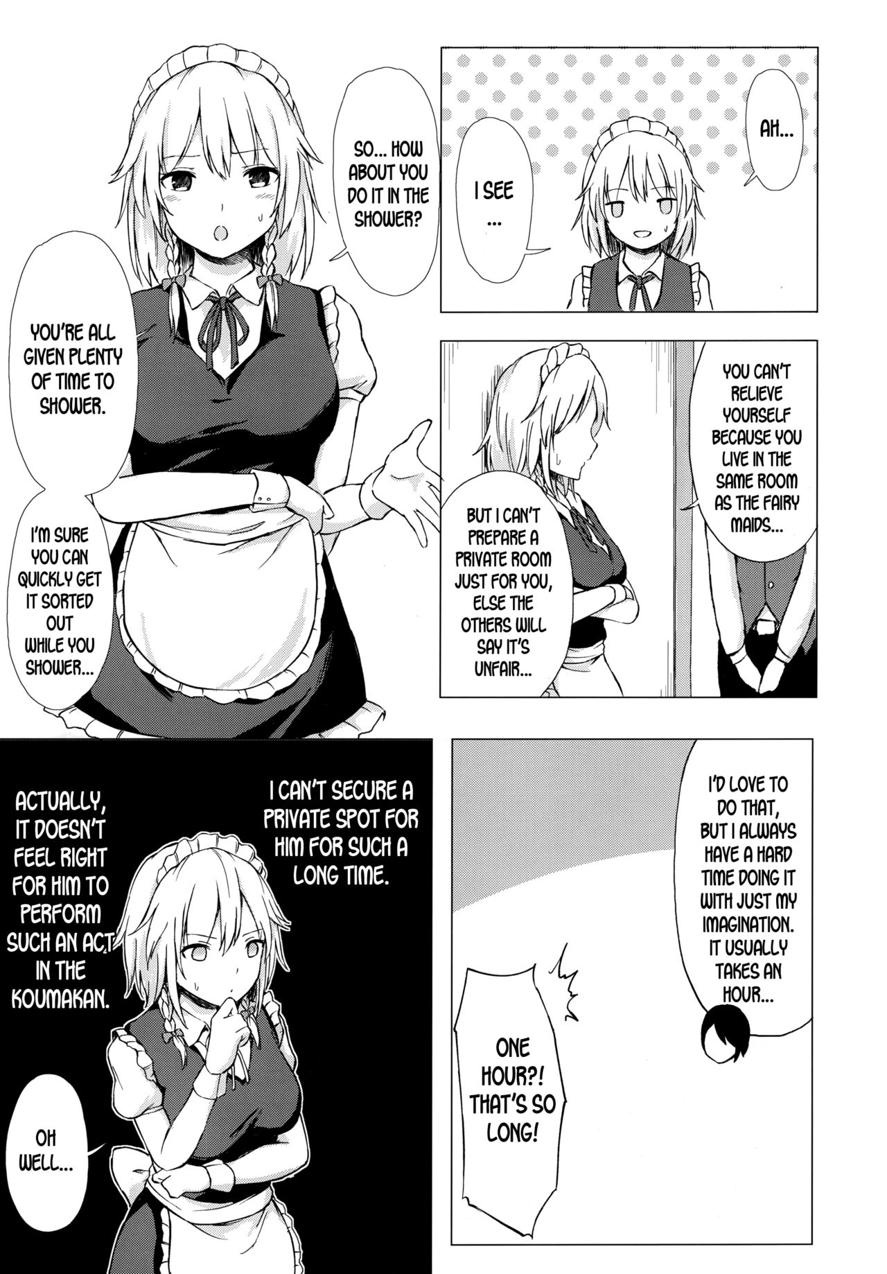 Misete, Nukasete! Sakuya-san page 4 full