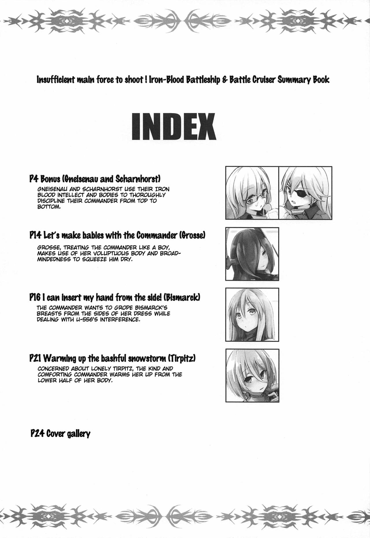 Insufficient main force to shoot ! Iron-Blood Battleship and Battle Cruiser Summary Book page 3 full
