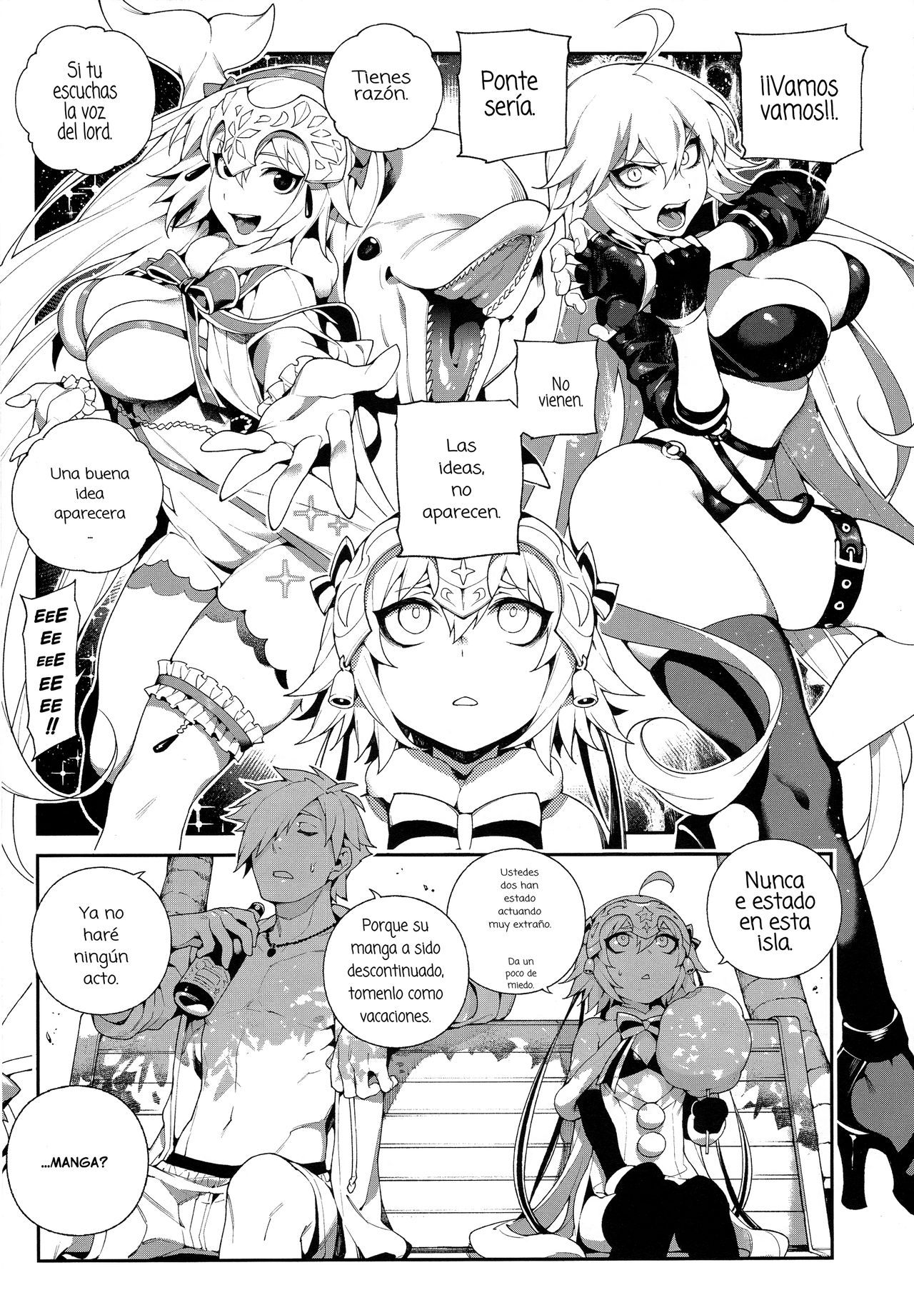 CHALDEA MANIA・Kuro & Shiro | CHALDEA MANIA・Black & White  Spanish page 5 full