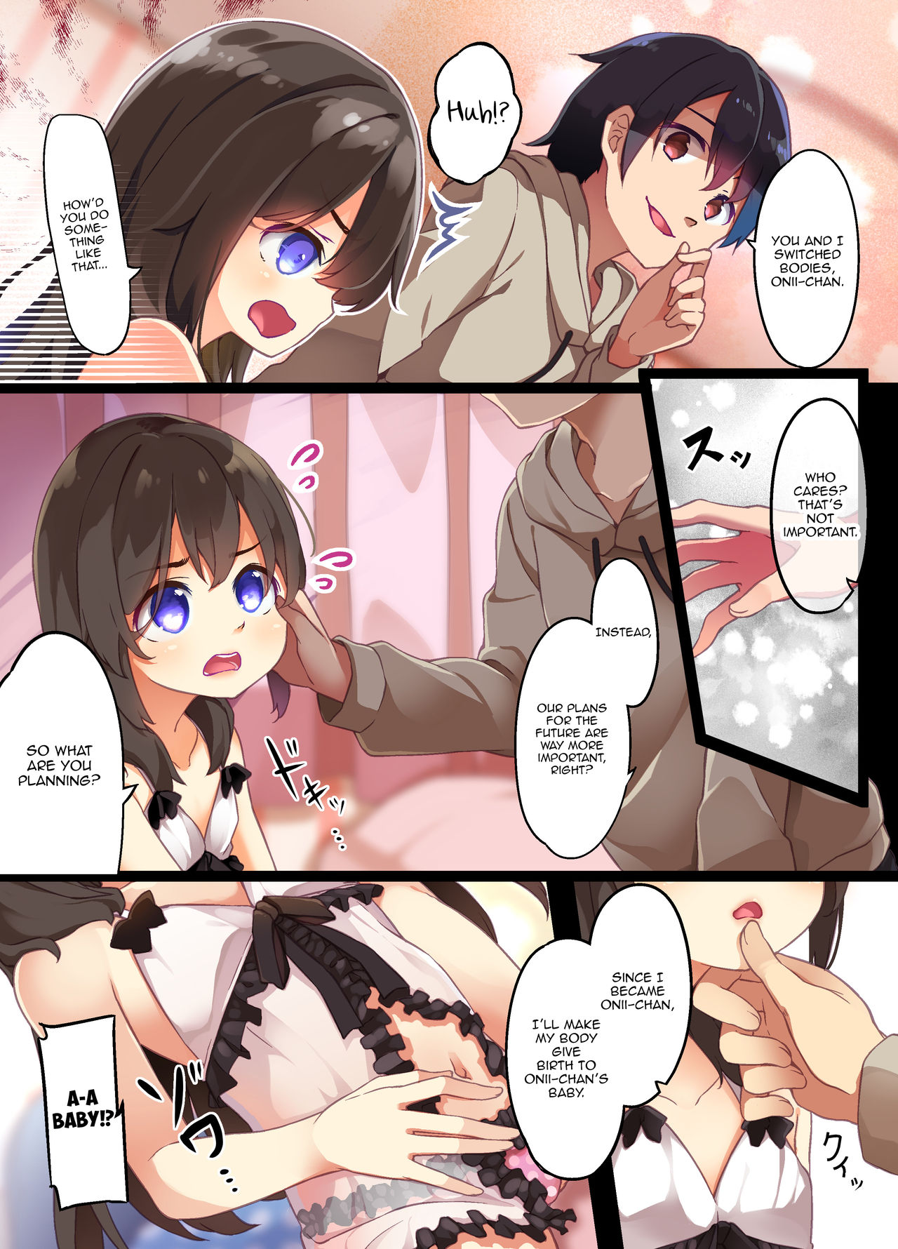 A Yandere Little Sister Wants to Be Impregnated by Her Big Brother, So She  Switches Bodies With Him and They Have Baby-Making Sex - Page 10 - Comic  Porn XXX