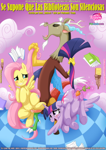 [Palcomix] Se Supone Que Las Librerias Son Silenciosas (My Little Pony: Friendship is Magic) [Spanish] [Red Fox Makkan] cover