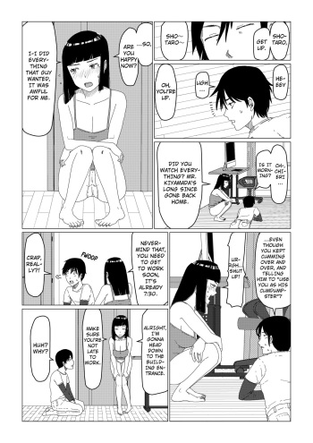 [Jigoku no Nyanko] Chieri-san wa Makerarenai! 2 - Otto Kounin Mansion Kyouyuu Netorase Benki Tsuma Zenpen- | Chieri-san Never Gives Up! 2 - Spouse-approved Apartment Hotwife - Part 2 [English] (UNFINISHED) cover