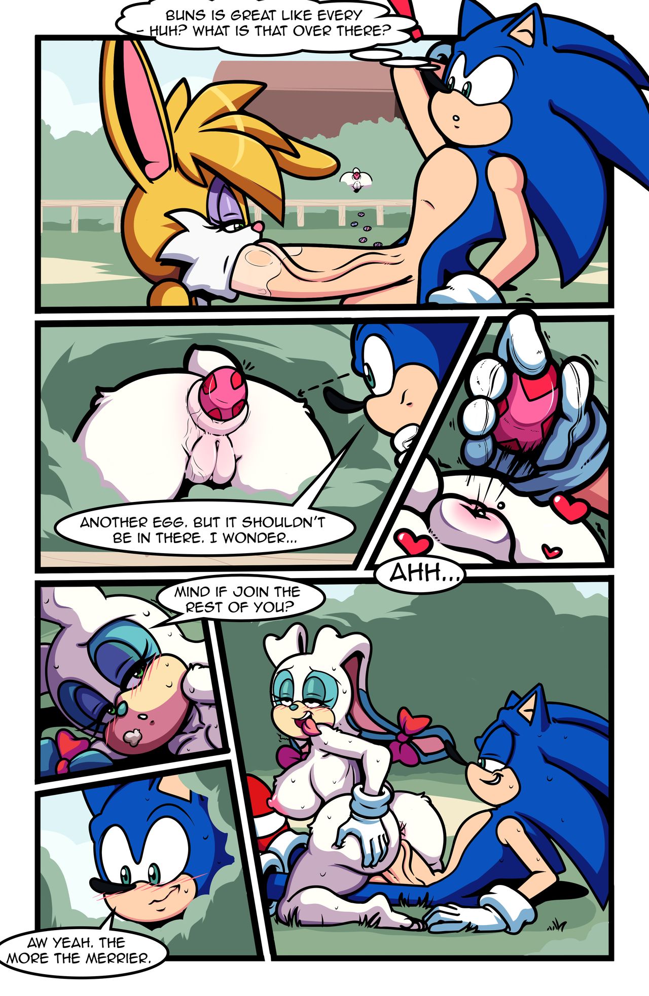 Sonic’s Easter Treat page 1 full