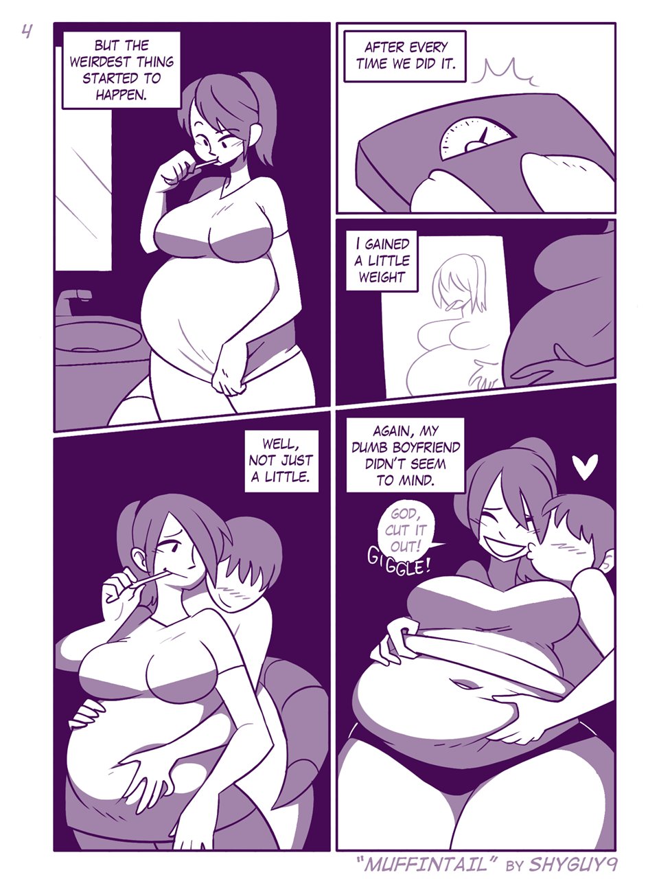 part of the BBW comic anthology Muffintop, Vol. 4. 2016. page 4 full