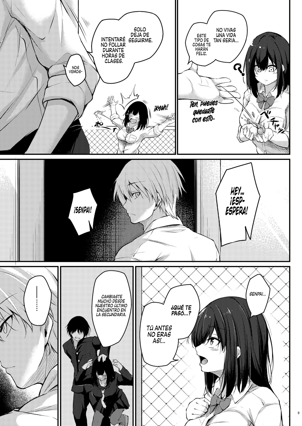 Kouhai Fuukiiin ni Yoru Furyou Senpai no Otoshikata | Como rehabilitar a un Senpai Delincuente Por una Kouhai miembro del Comité Disciplinario page 9 full