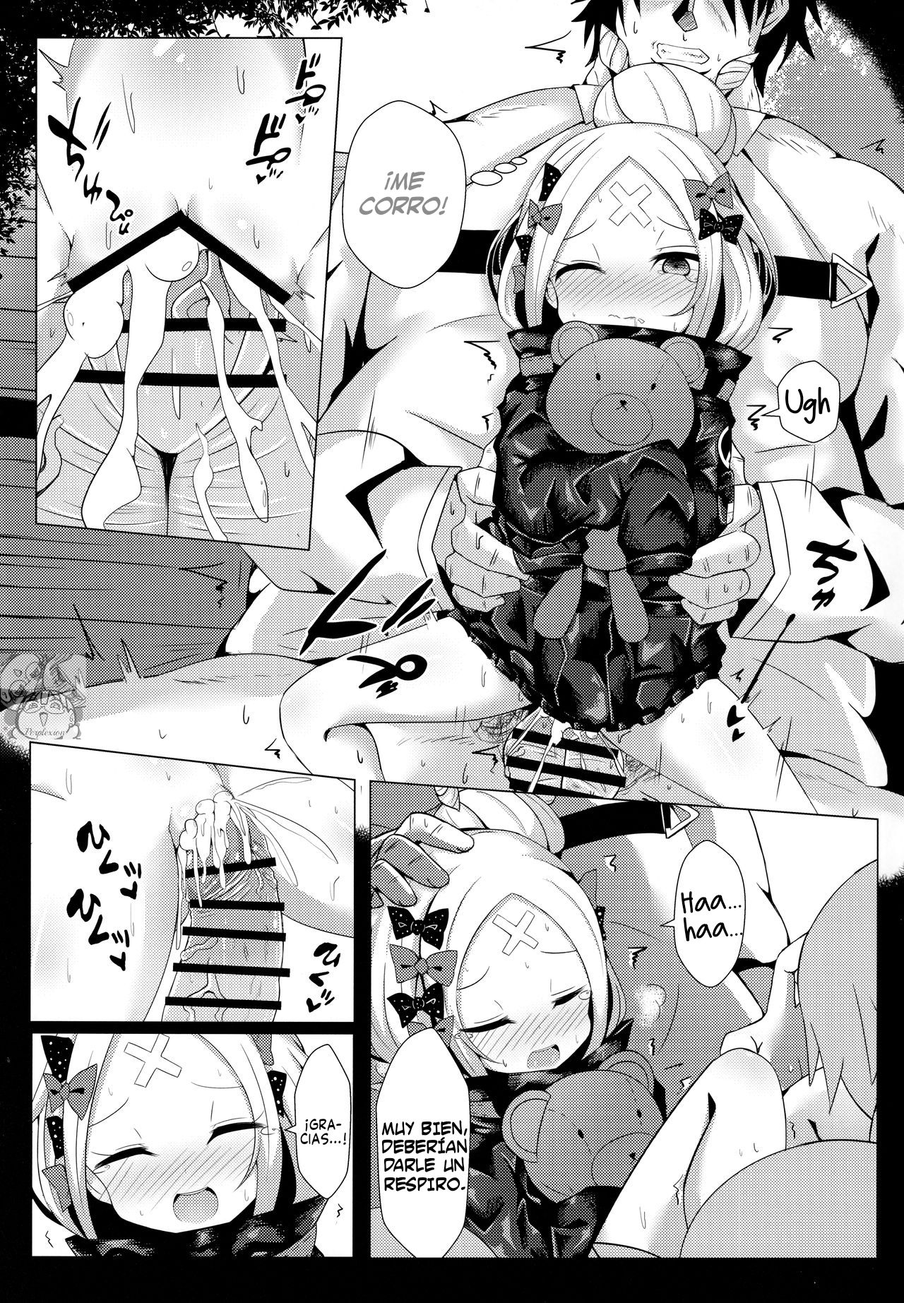 Hyoushi ni Ippai Condom o Kaiteiru kedo Nakami ni wa Condom ga Nai Abigail no Usui Hon page 12 full