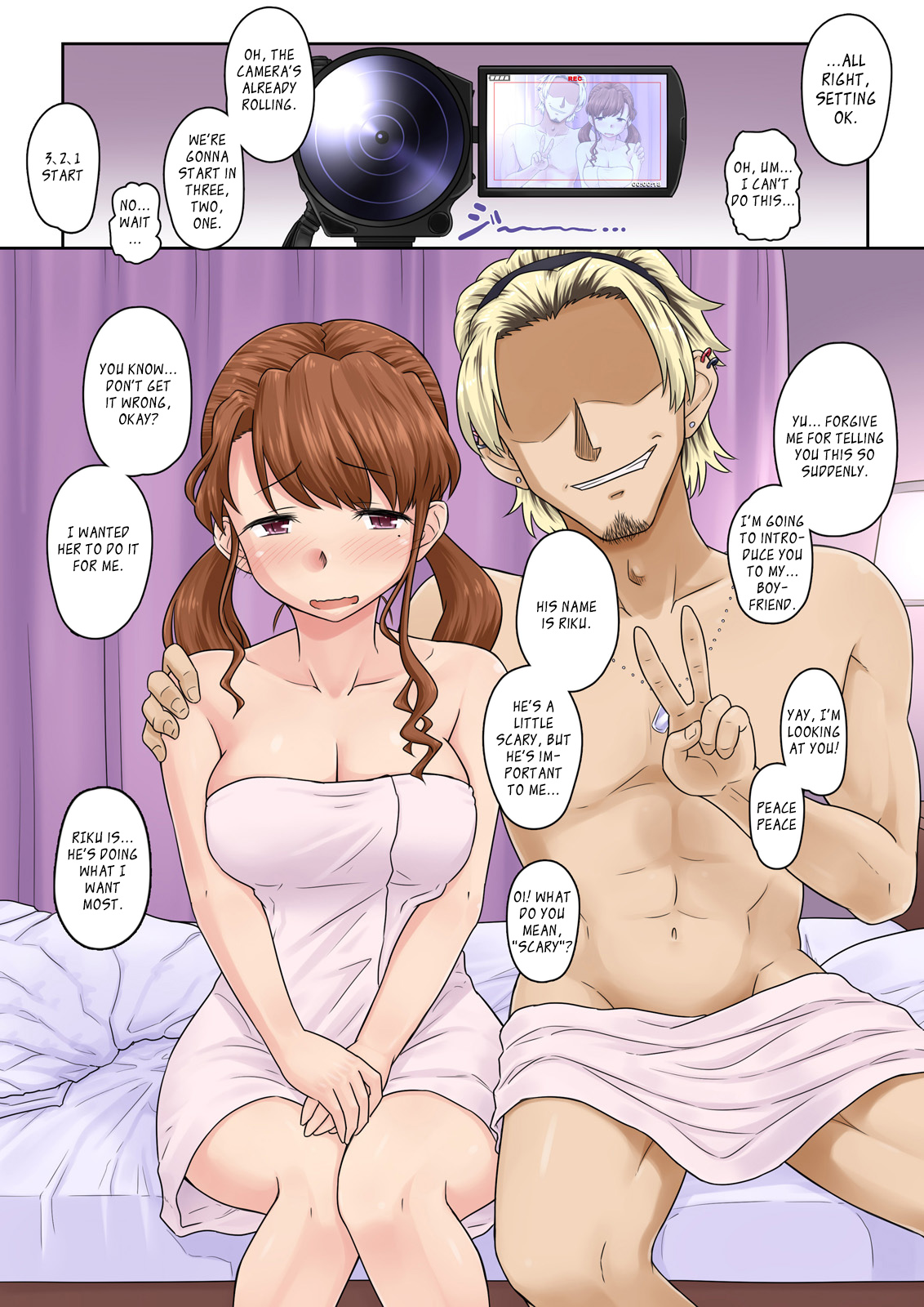 DQN ni Netorareta Osananajimi kara, Video Letter ga Todoku made. page 6 full