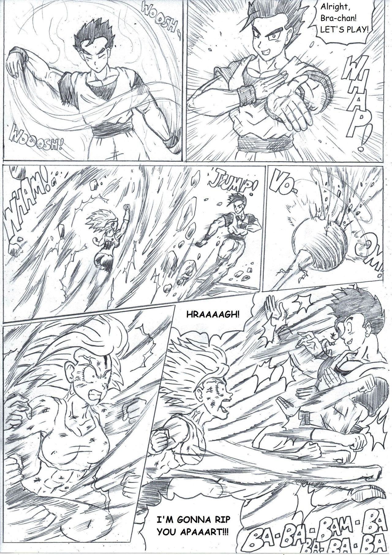 Brotherly Love - Gohan X Bra page 12 full