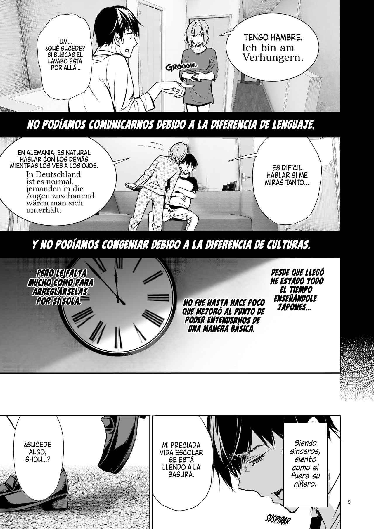 Homestay-chu no Doitsu Musume ga Issho ni Furo ni Haitte Kuru Wake | La Razón por la cual una Chica Alemana está tomando un baño Conmigo durante su estadía page 9 full