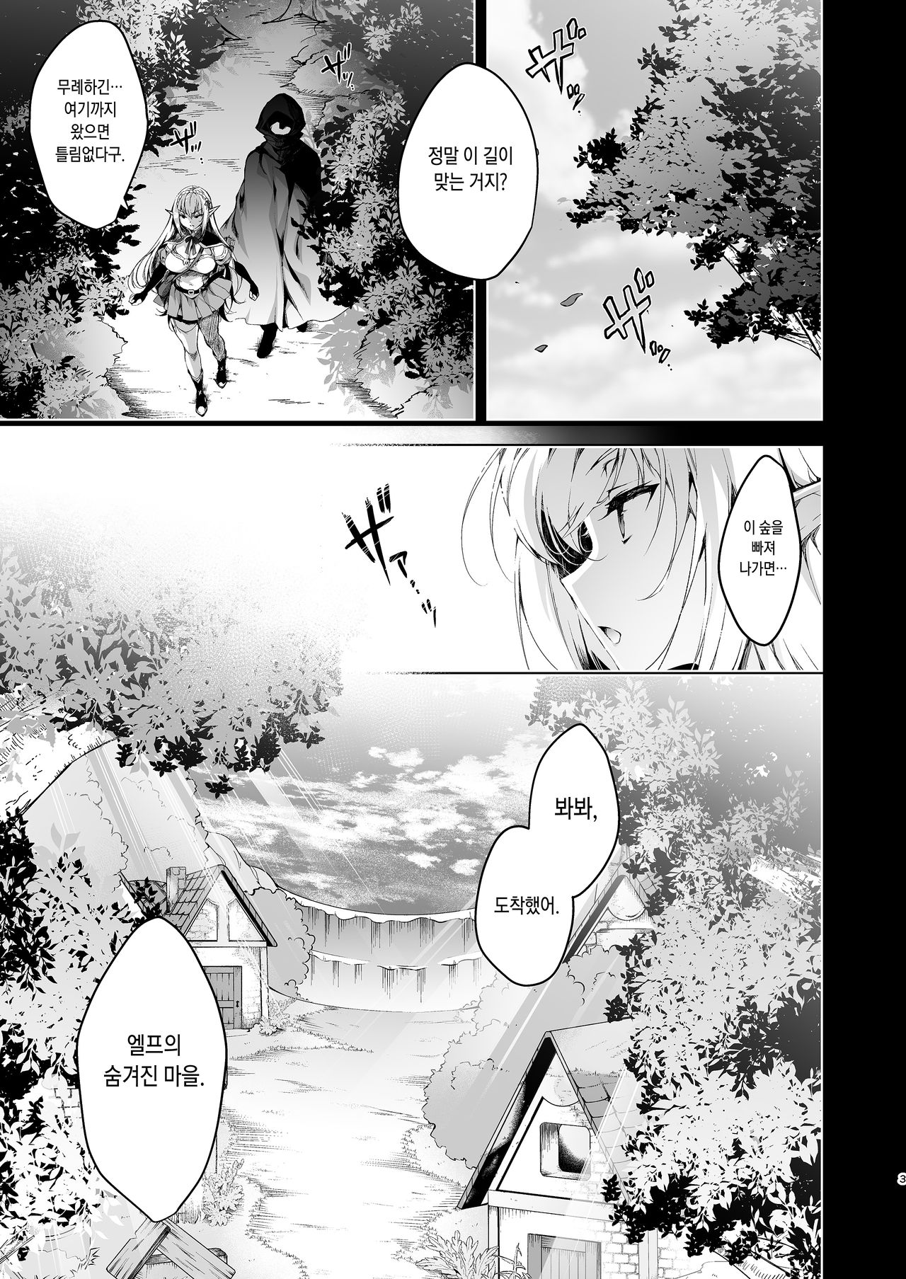 Elf ni Inmon o Tsukeru Hon LEVEL:3 | 엘프에게 음문을 다는 책 LEVEL:3 page 3 full