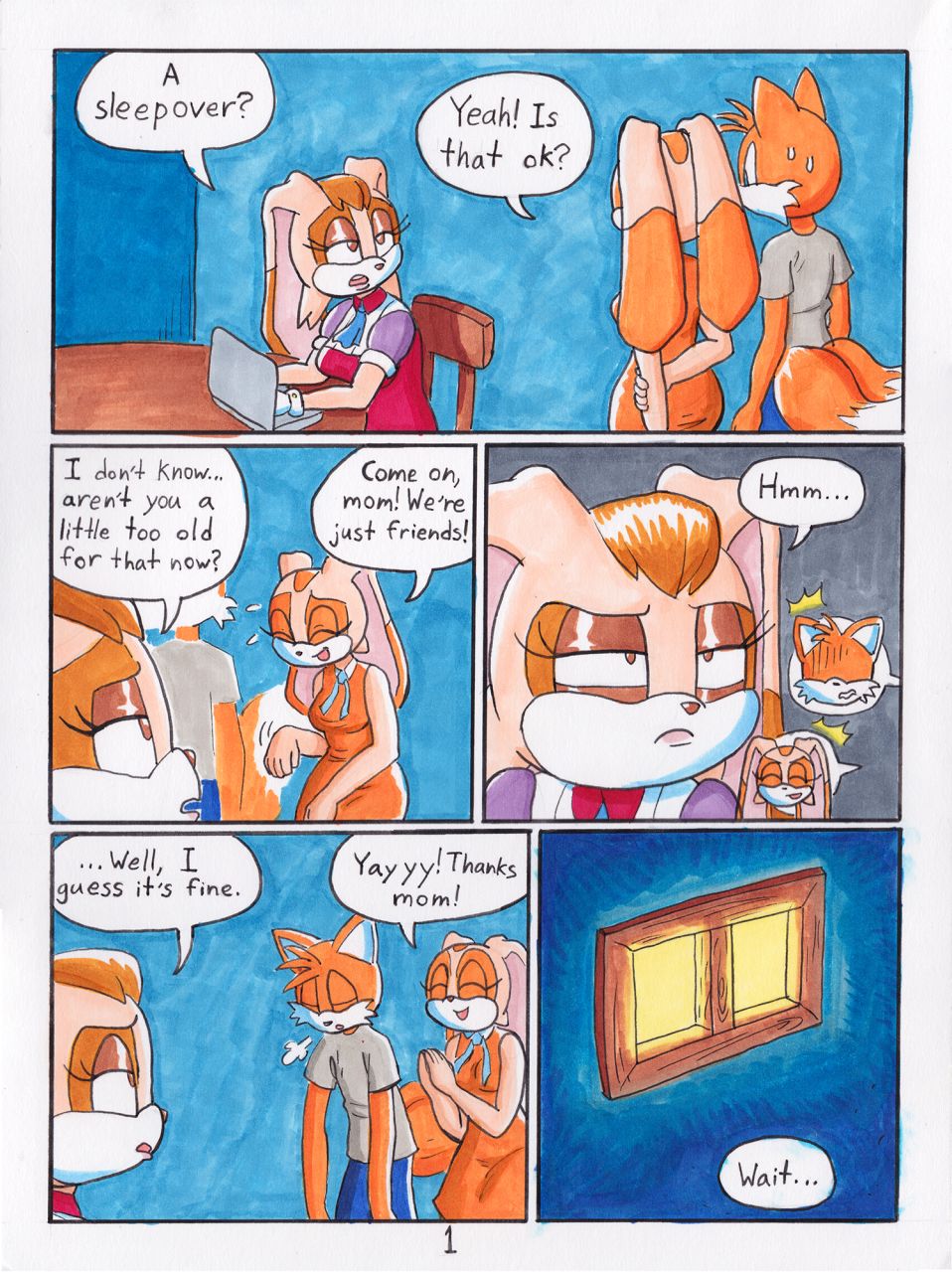 Sleepless Sleepover page 1 full