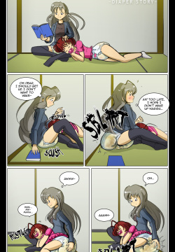 Commission: CLANNAD diaper story