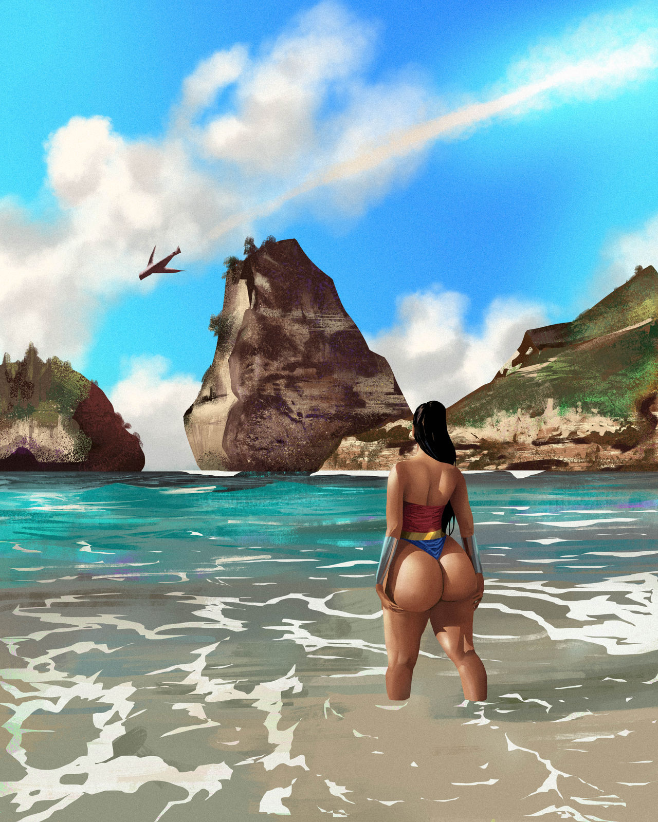 Wonderdraws - WonderWoman  Fucked Good & Hard By Her Batman page 9 full