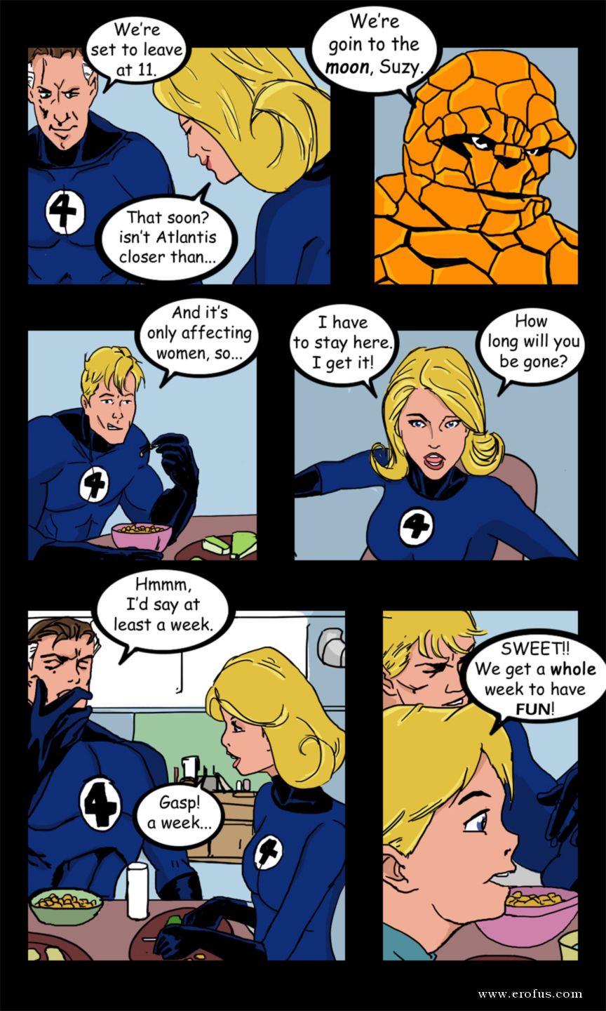 Susan and Franklin - Fantastic Four page 7 full