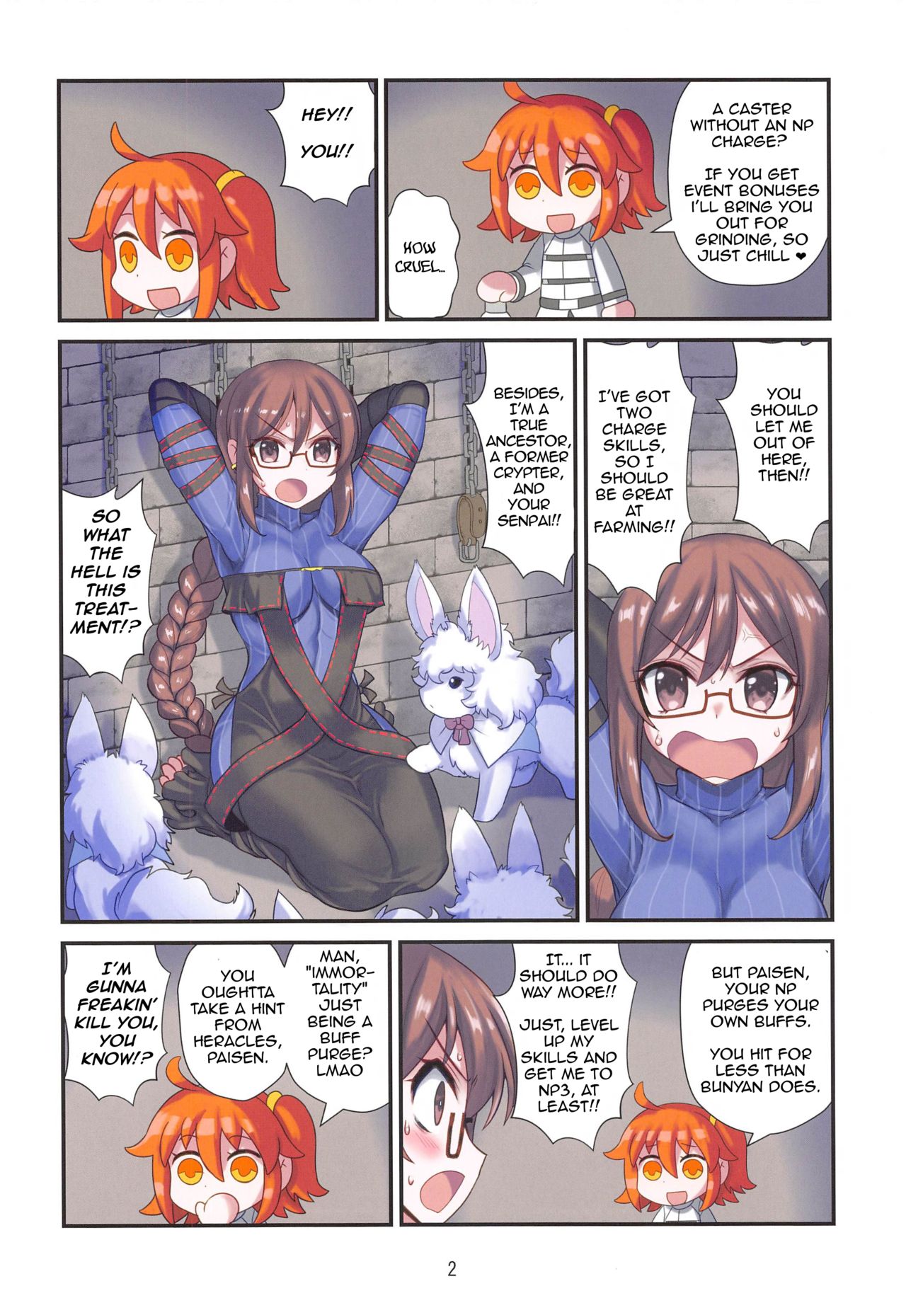 Gubijin Senpai no Chaldea Chika Ryoshuu Seikatsu page 3 full