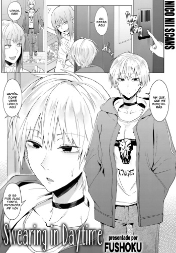 [Fushoku] Hakuten Keppai | Swearing in Daytime (COMIC Anthurium 2019-05) [Spanish] [NicoNiiScans] [Digital] cover