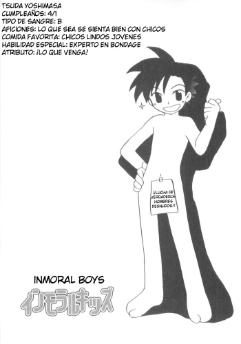 [Takaya Kirigakure] Especial de año nuevo canzone (Inmoral Boys) [Spanish] [DrGilmon328] cover