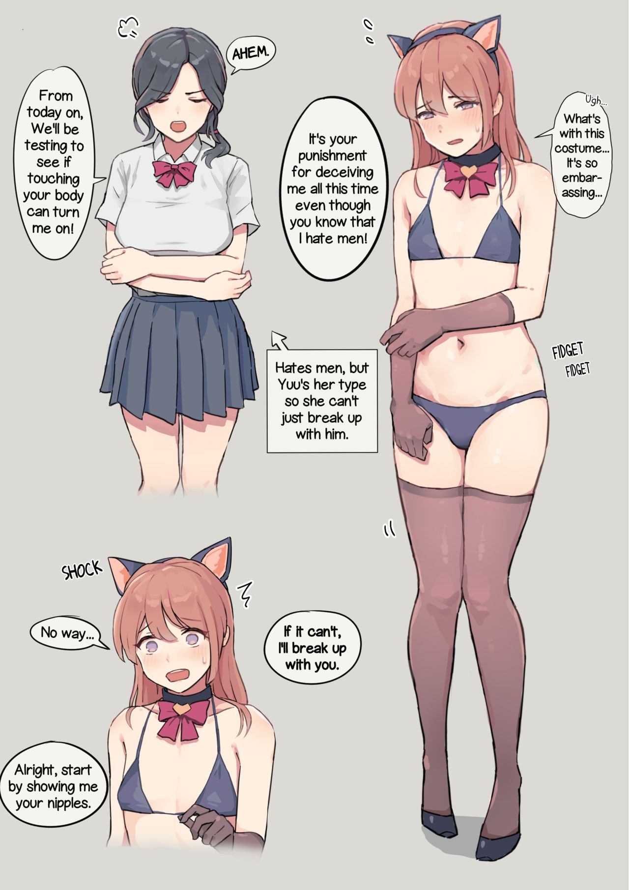 Watashi no Kanojo wa Otokonoko | My girlfriend is a femboy page 6 full