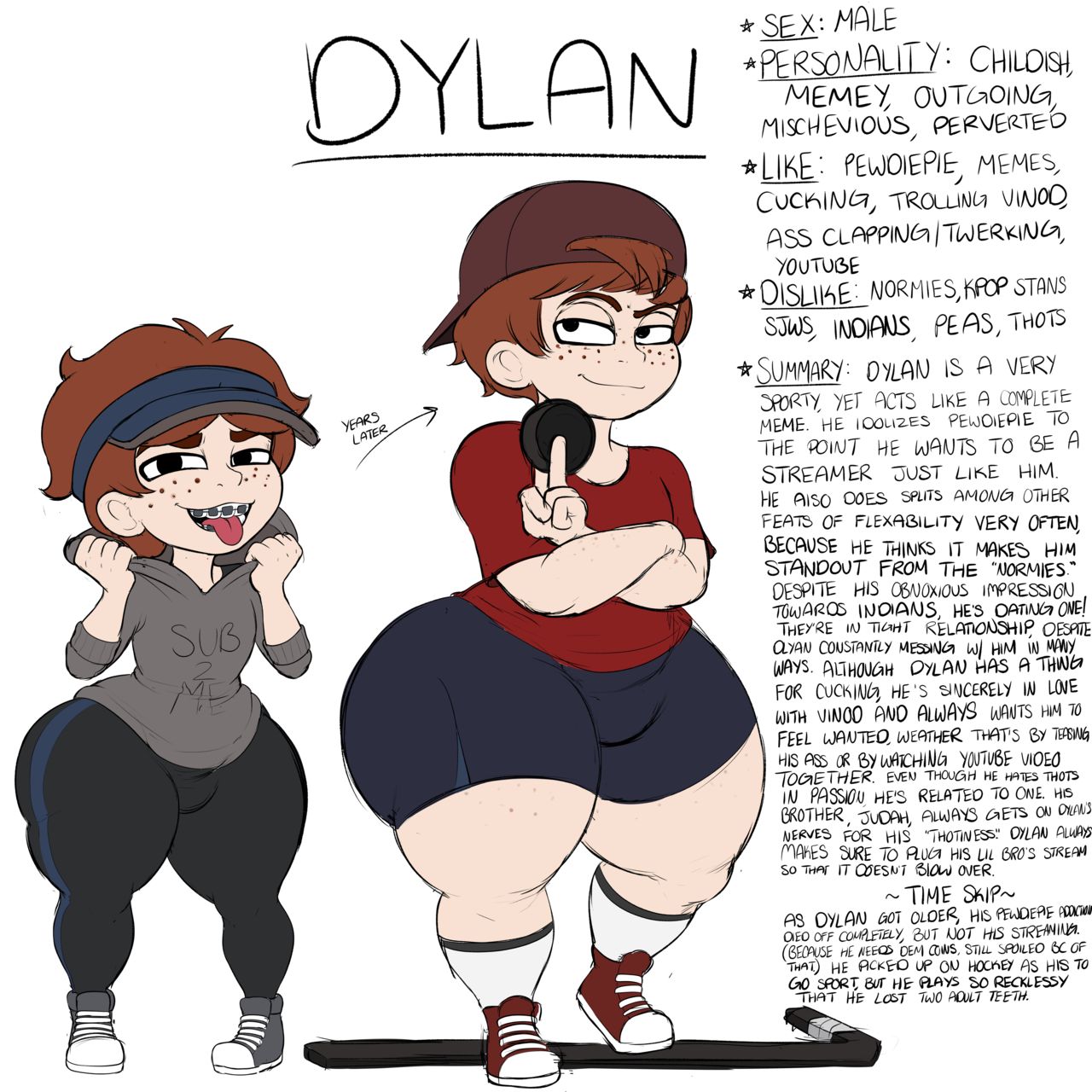 BlackWhiplash's OC References page 8 full