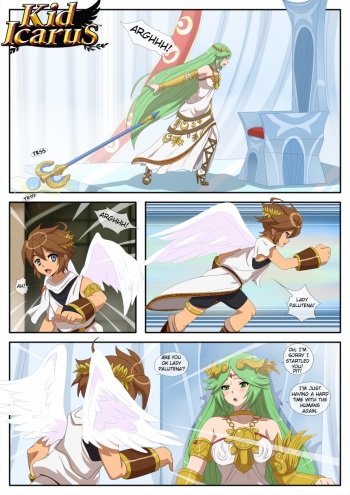 Inusen | "Trust" (Pit x Palutena Comic) [English] cover