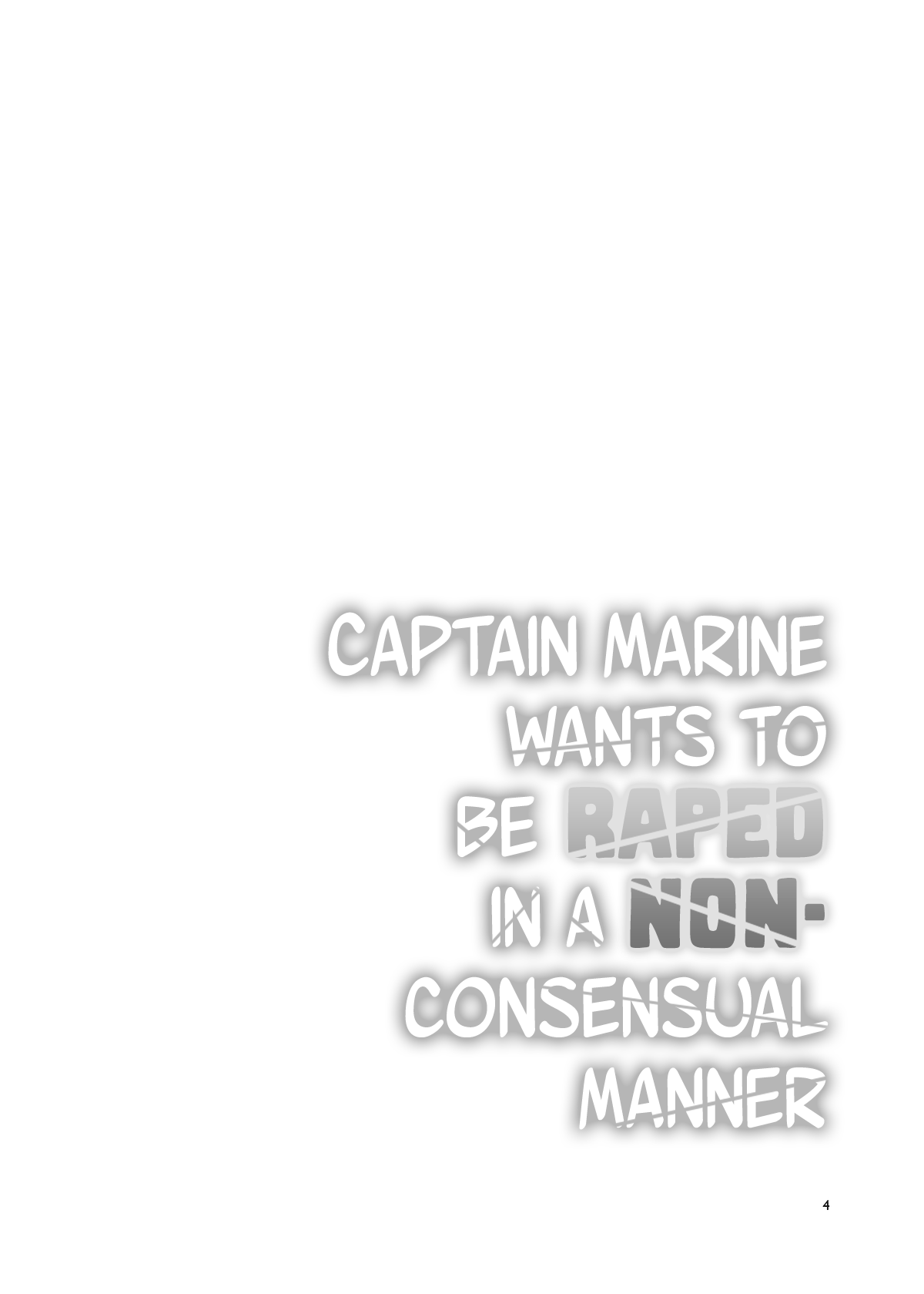 Marine Senchou wa Hi Goui no Ue de Wakarasaretai | Captain Marine Wants to be Raped in a Non-Consensual Manner page 5 full