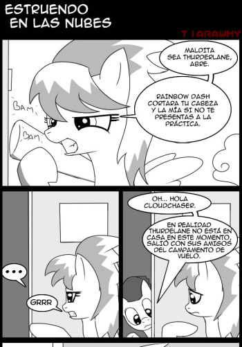 [tiarawhy] Estruendo en las Nubes (My Little Pony: Friendship is Magic) [Spanish] [Red Fox Makkan] cover