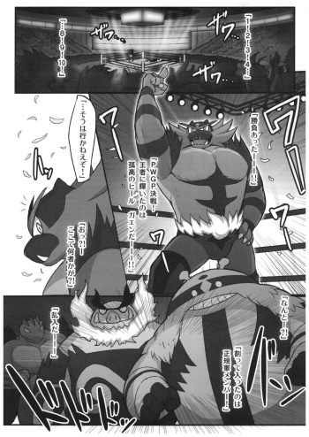 Incineroar Doujin cover