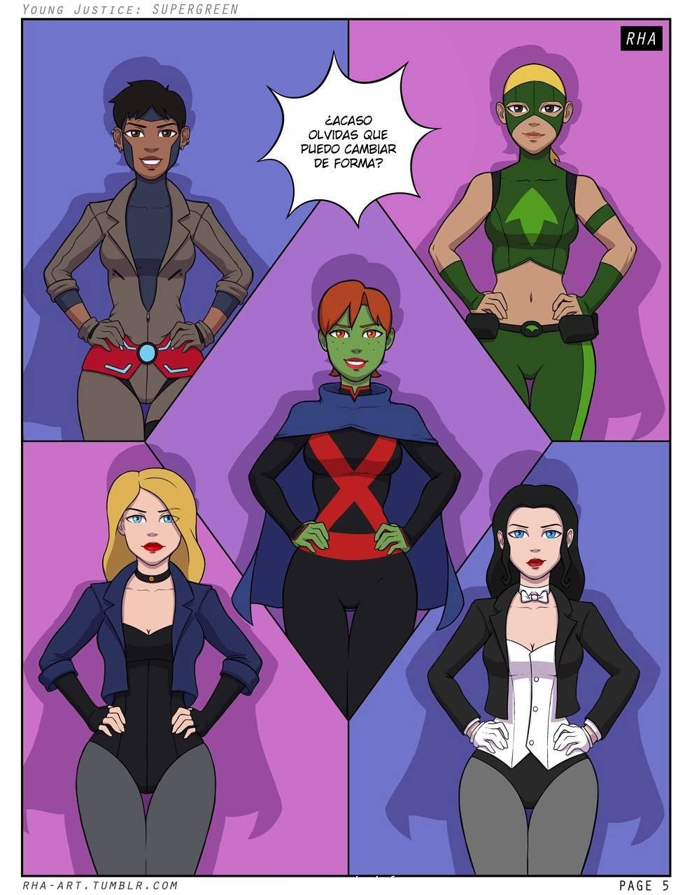 Young Justice: Supergreen page 6 full