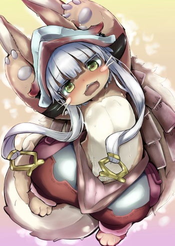 [Nyankone (ro)] Aubade in Nanachi | Overdo in Nanachi (Made in Abyss) [English] [ATF] [Colorized] [Decensored] [Digital] cover
