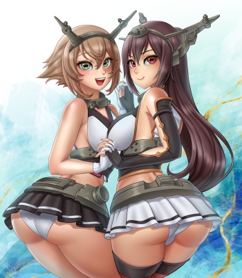 [Racoonkun] Nagato and Mutsu cover