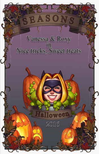 [Taboolicious (BBC-chan)] Halloween 2016 - Vanessa & Roxy in Nice tricks, Sweet treats [Spanish] cover