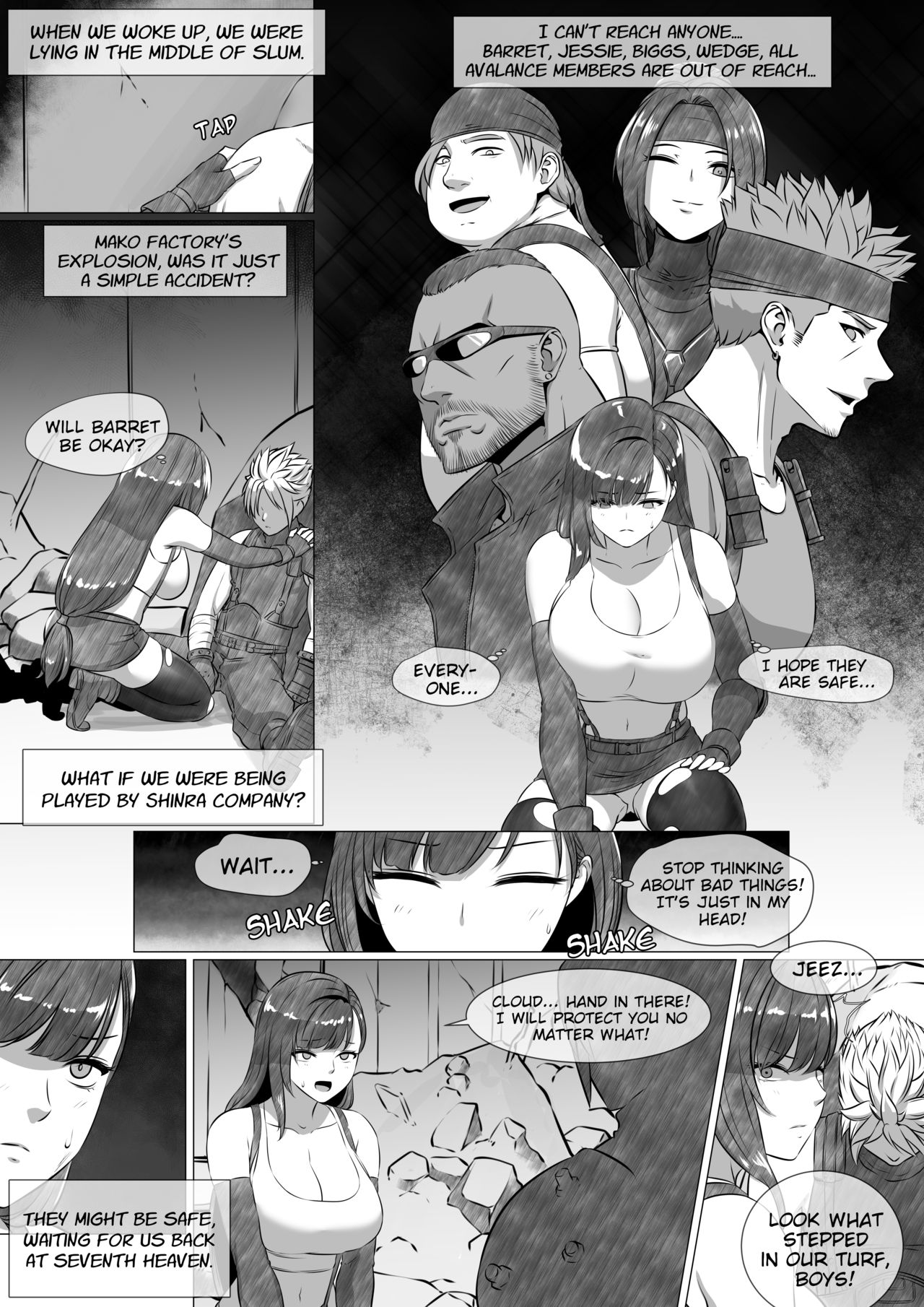 Tifa in Slum - Page 4 - Comic Porn XXX