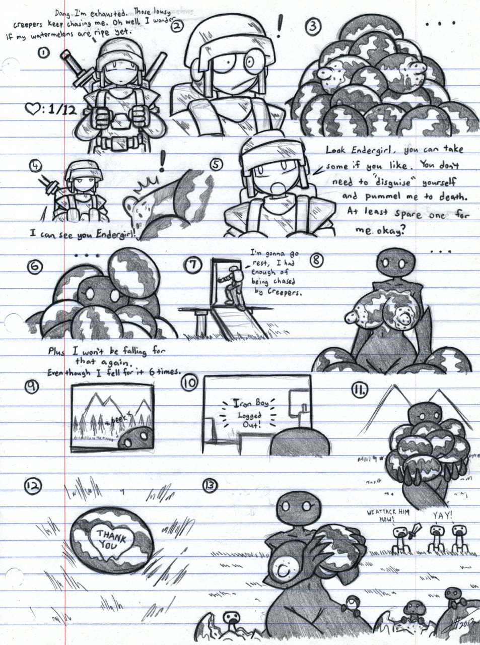 The adventures of Iron boy page 12 full