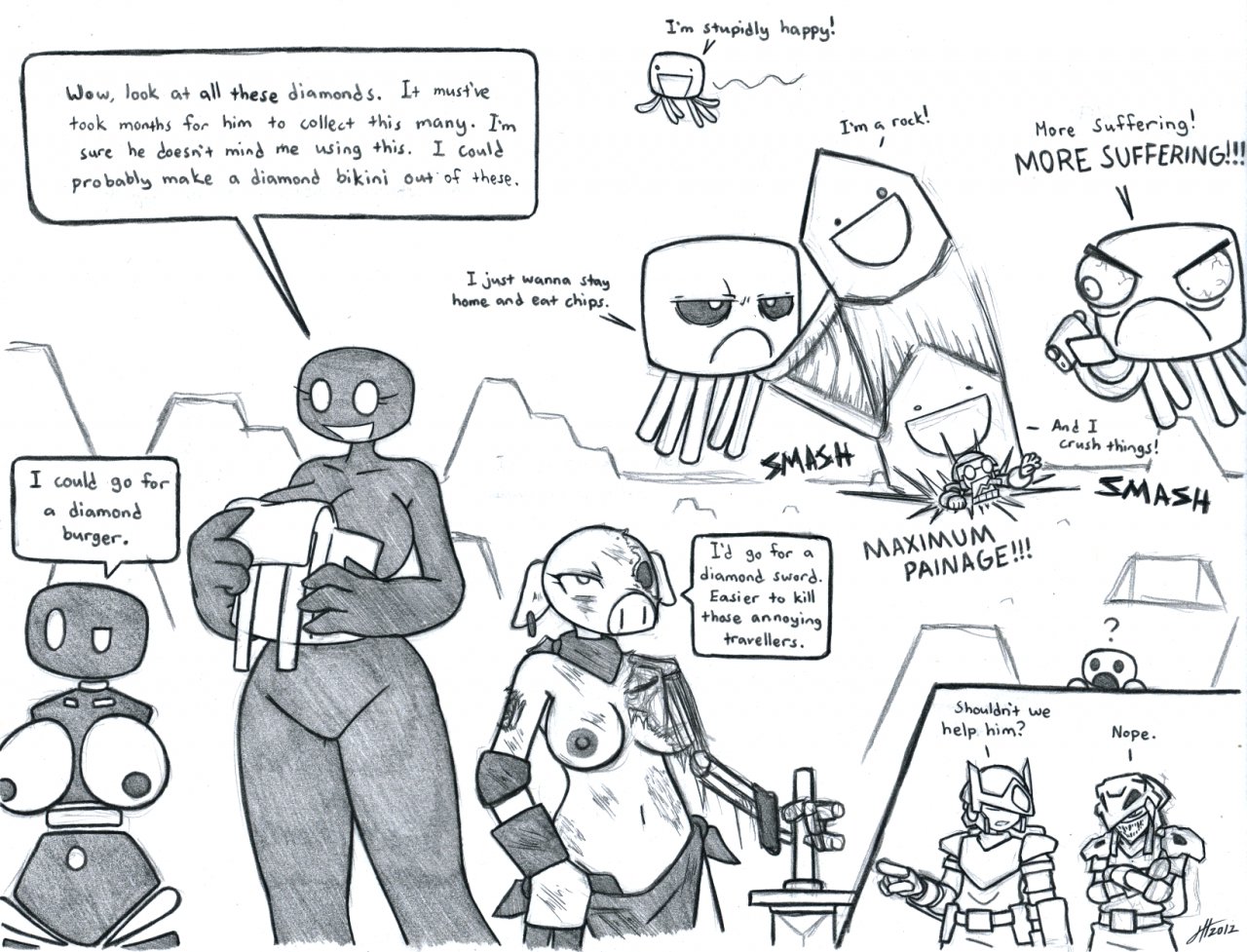 The adventures of Iron boy page 9 full