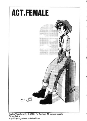 [Chuushin Kuranosuke] Act.Female (CODE:PURE)  [Spanish][GenderBender Scans] cover