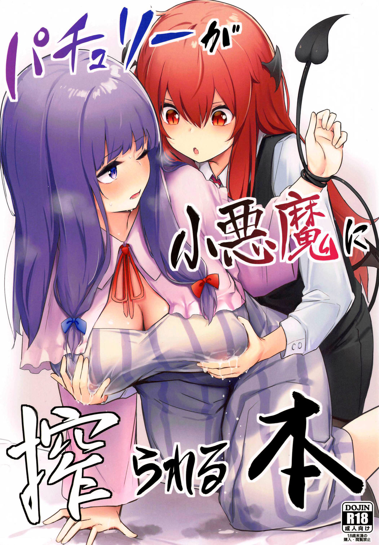 Patchouli ga Koakuma ni Shiborareru Hon | 파츄리가 소악마한테 짜이는 책 page 1 full