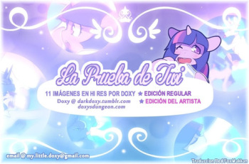 [Doxy] La Prueba de Twili (My Little Pony: Friendship is Magic) [Spanish] [Red Fox Makkan] cover