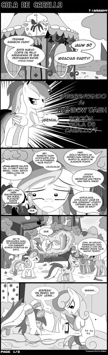 [Tiarawhy] Rainbow dash Cola de Caballo (My Little Pony: Friendship is Magic) [Spanish] [Red Fox Makkan] cover