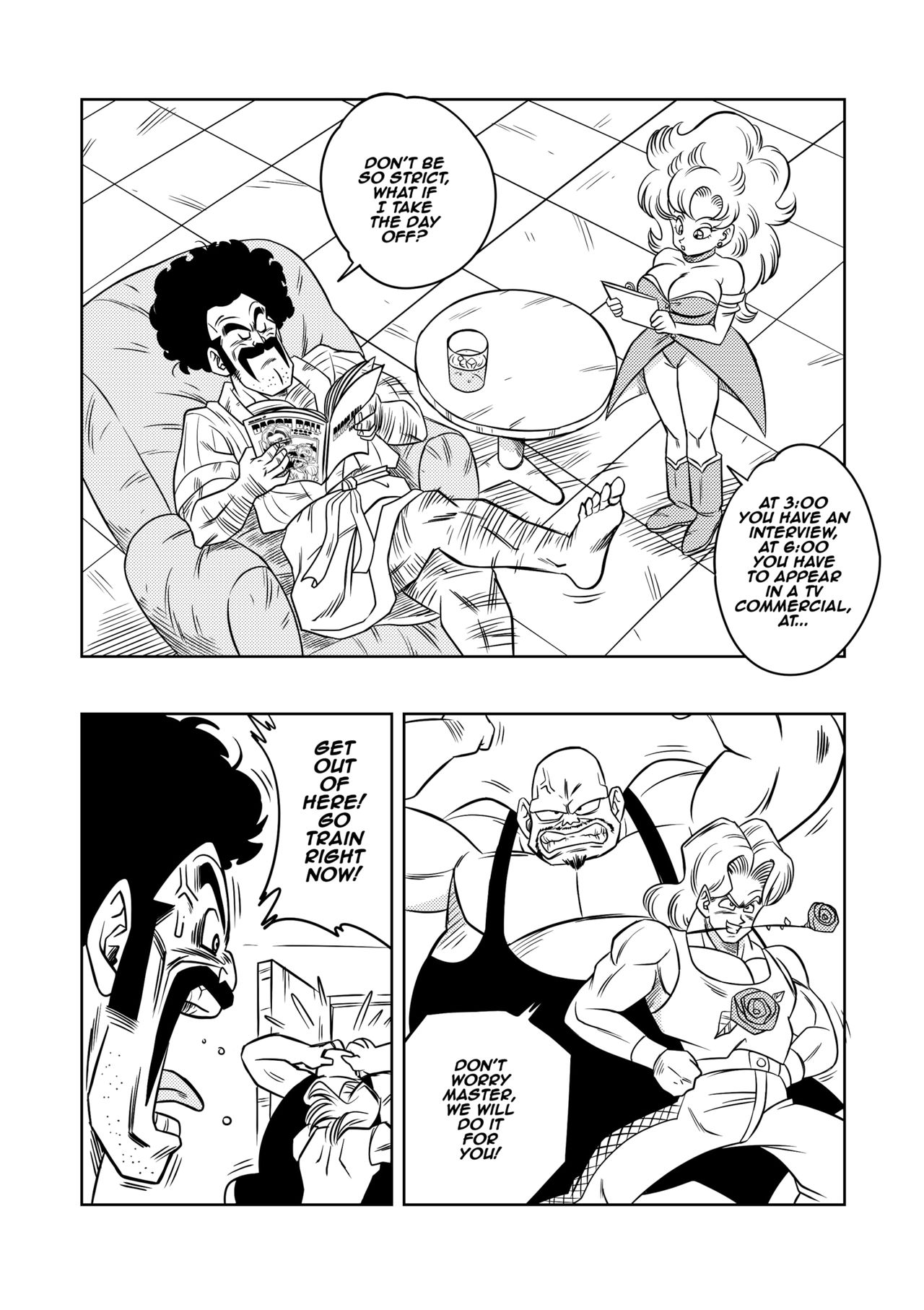 Mr Satan's Secret Training page 3 full