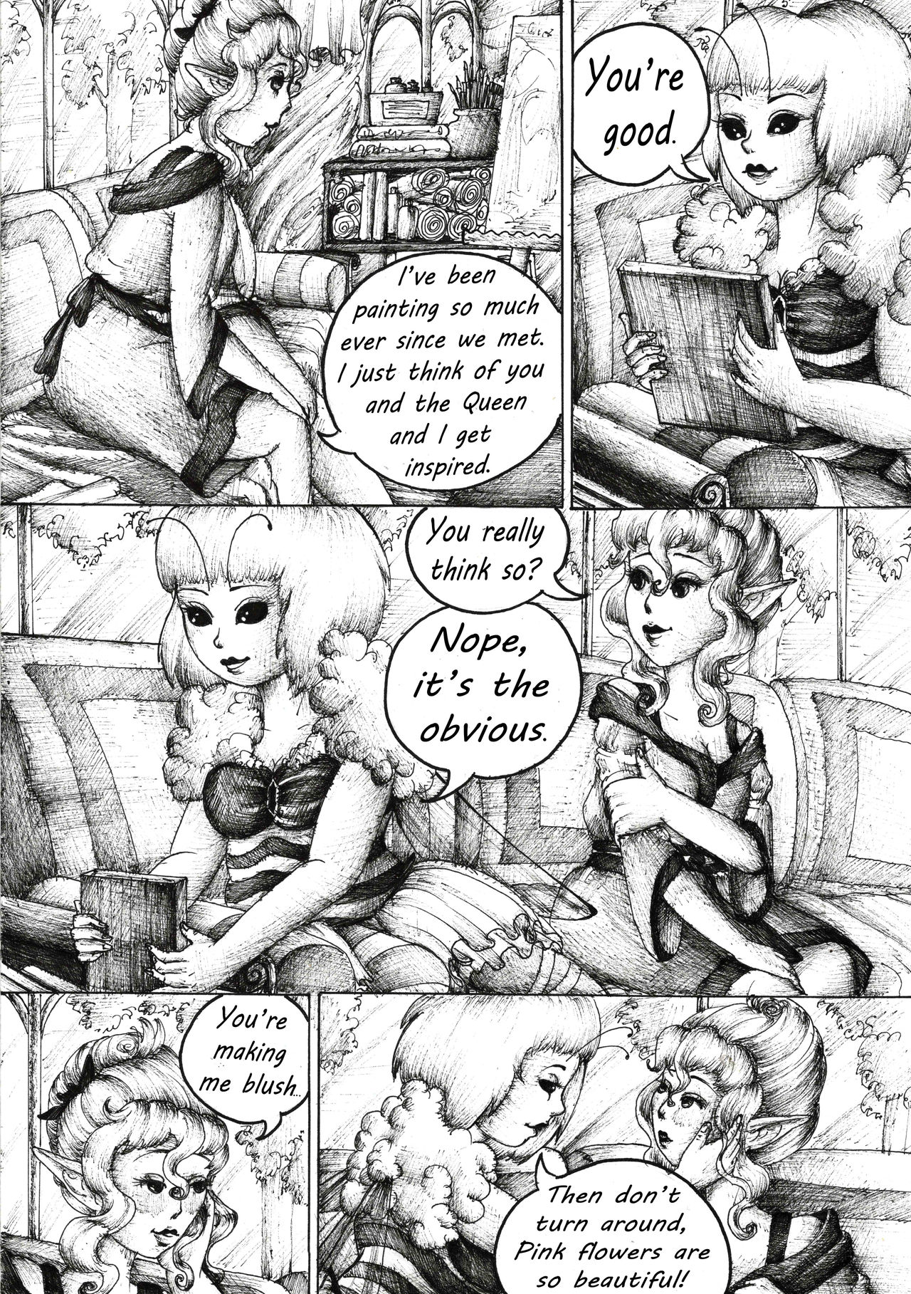 JustSketchingViolets - Honey page 12 full