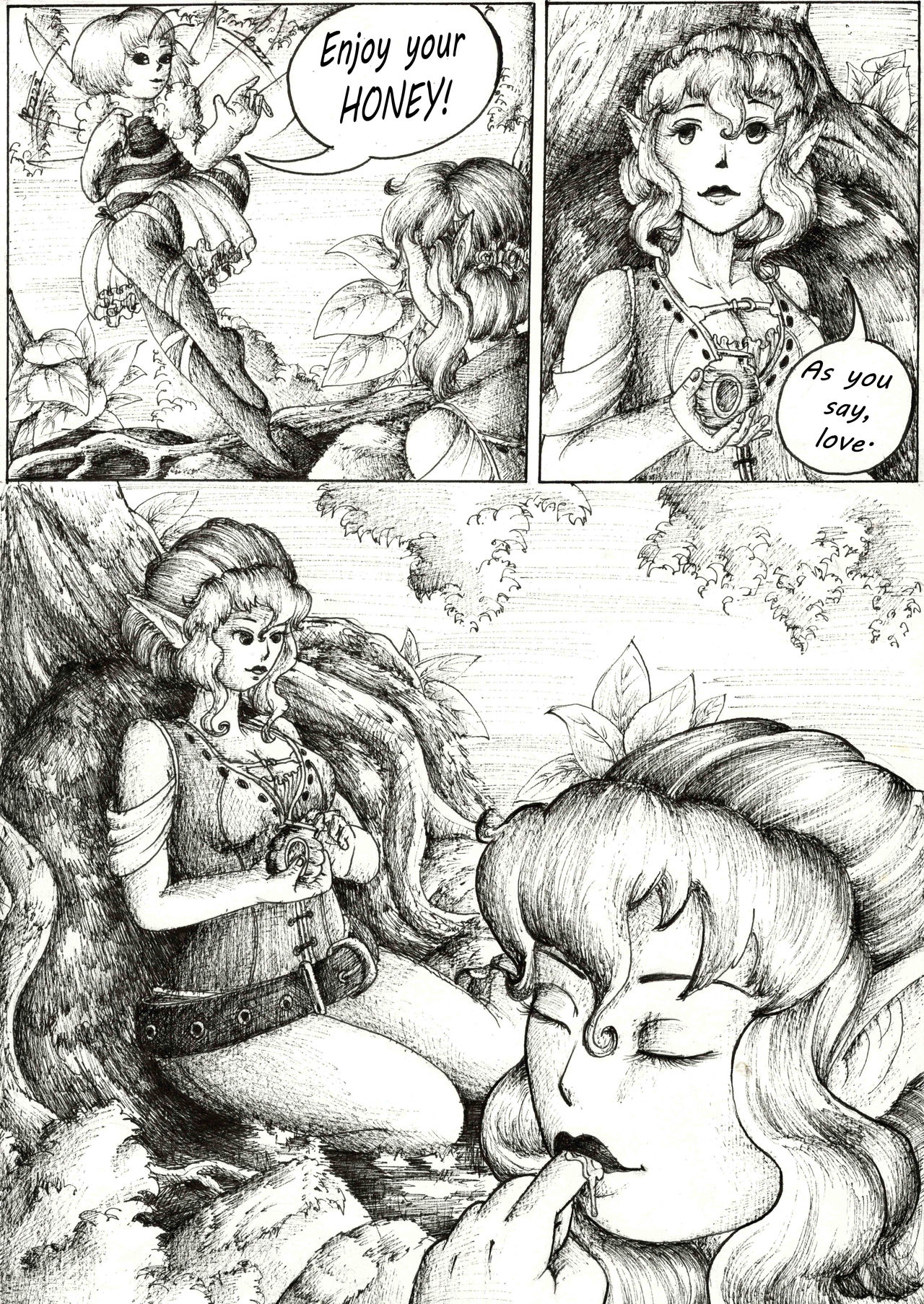 JustSketchingViolets - Honey page 7 full