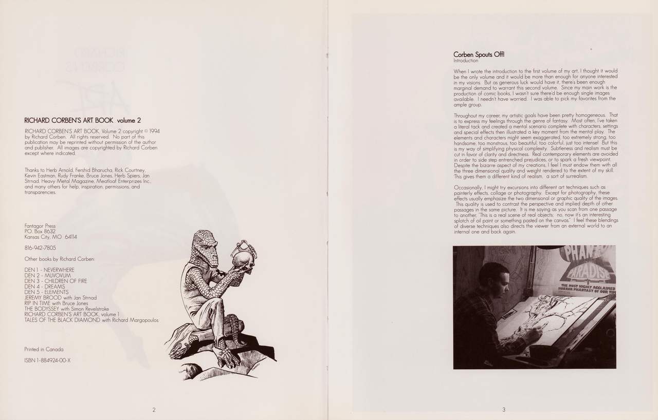 Corben Art Book 2 page 4 full