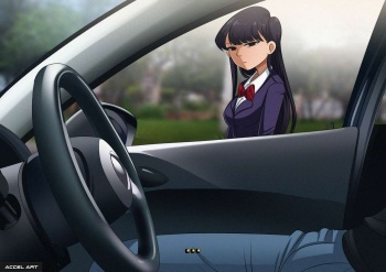 [Accel Art] Komi-san Waifu Taxi (2019) cover